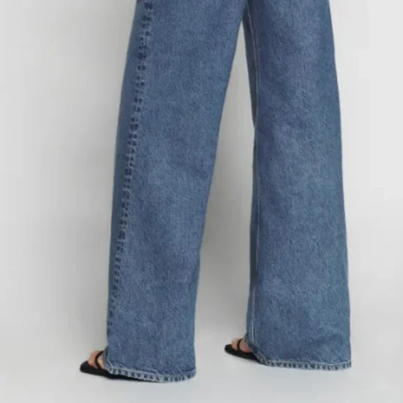 Reformation Cary High Rise Slouchy Wide Leg Jeans Size-23 NWT - Picture 6 of 12